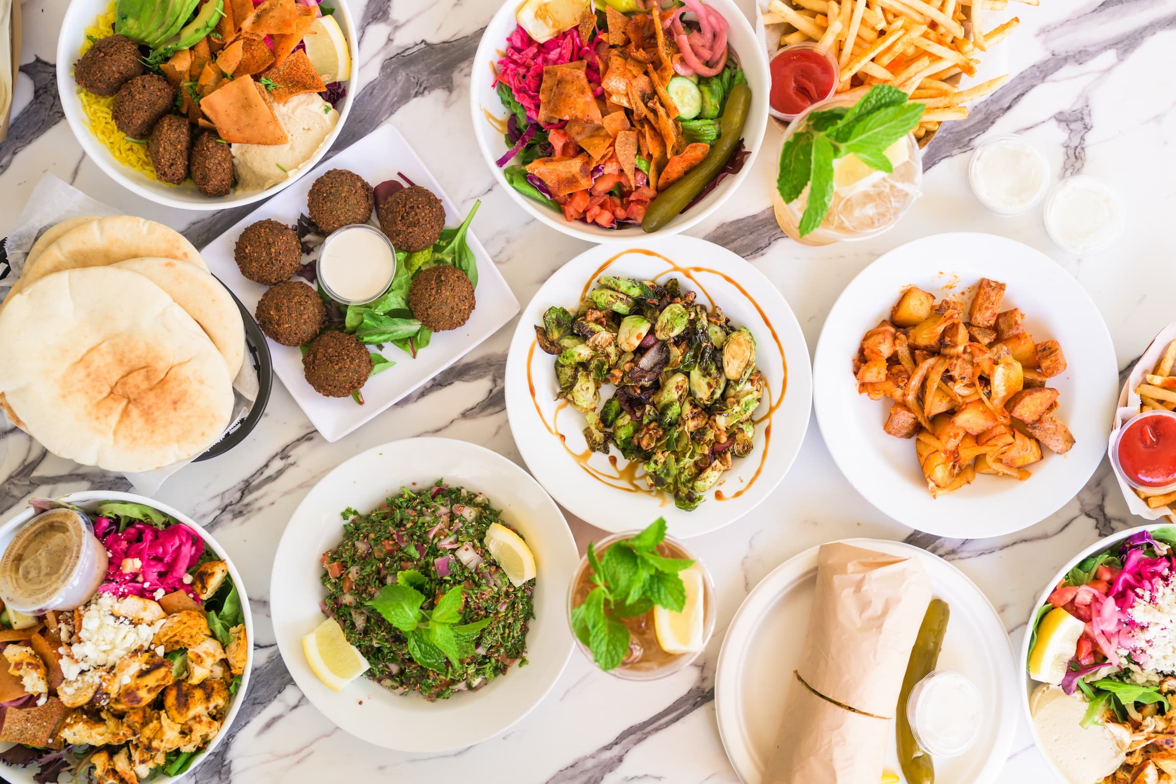 Kareem’s Falafel Is A Fixture of Produce-Driven Middle Eastern Food