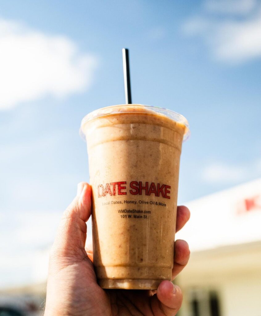 Westmorland Date Shake - and Aya Farms CCOF certified Date Farmers - Fejleh family - Imperial Valley Westmorland Date Shake - and Aya Farms CCOF certified Date Farmers - Fejleh family - Imperial Valley