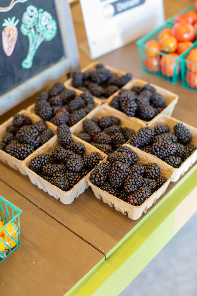 Baskets of berries