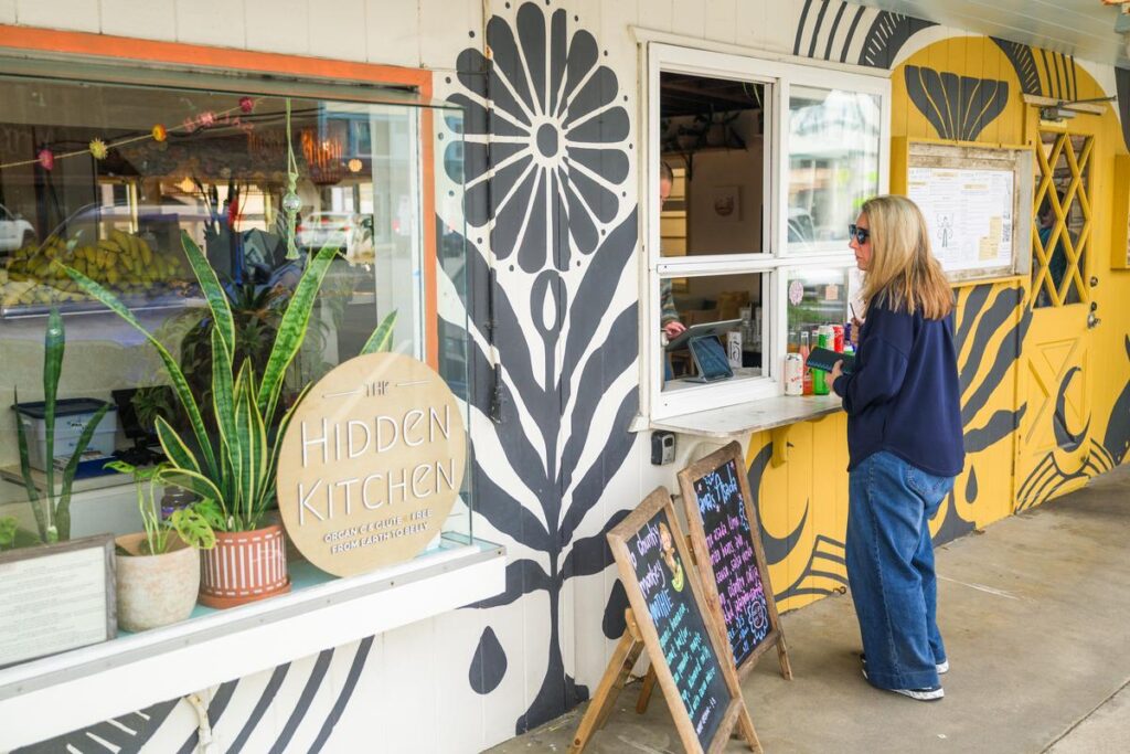 exterior of hidden kitchen