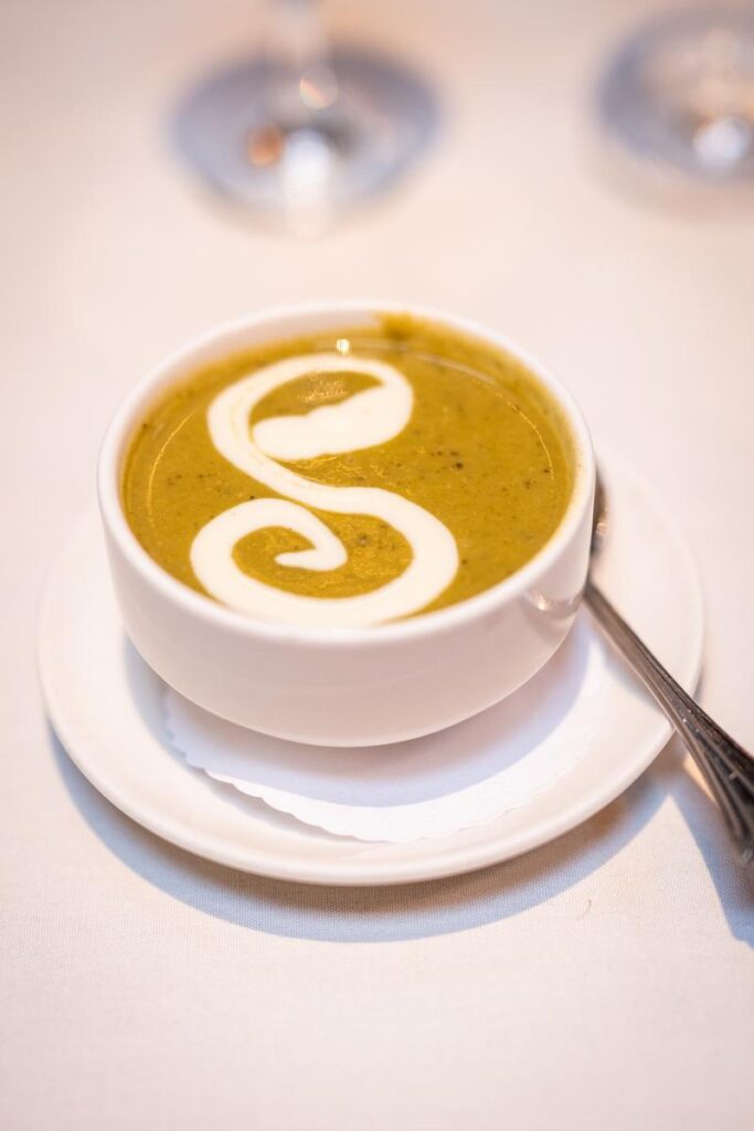 famous artichoke soup at shadowbrook