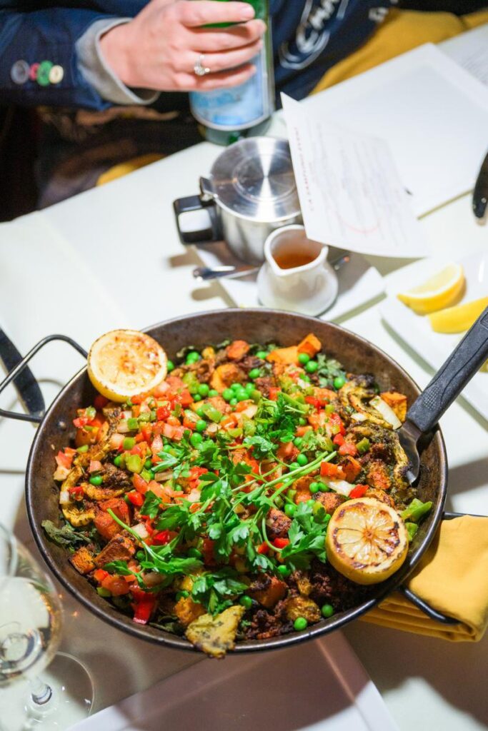 paella from Luna Red in SLO