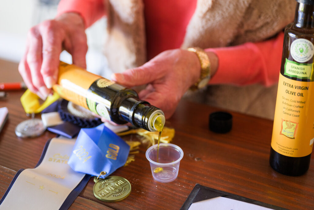 Olive oil tasting at The Groves on 41
