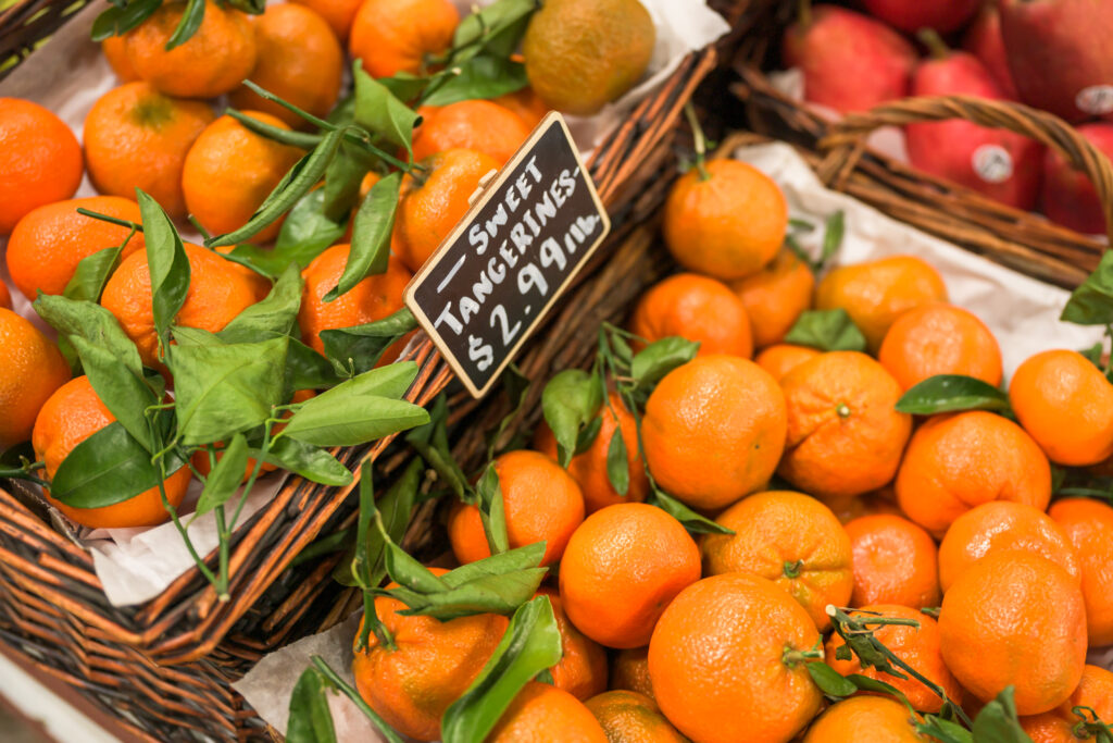 tangerines at resendiz family fruit barn