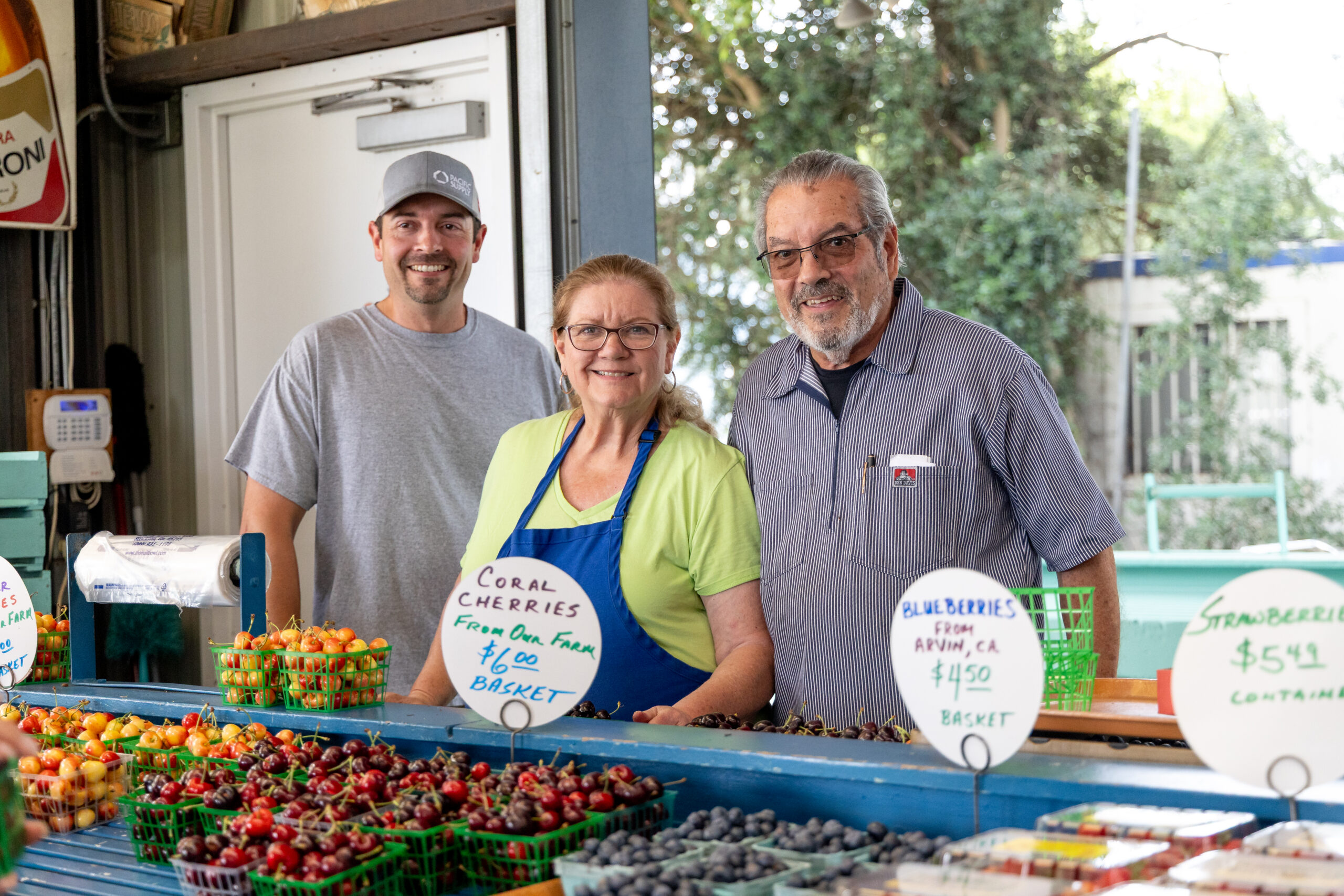 The Luccheti Family, owners of the Fruit Bowl