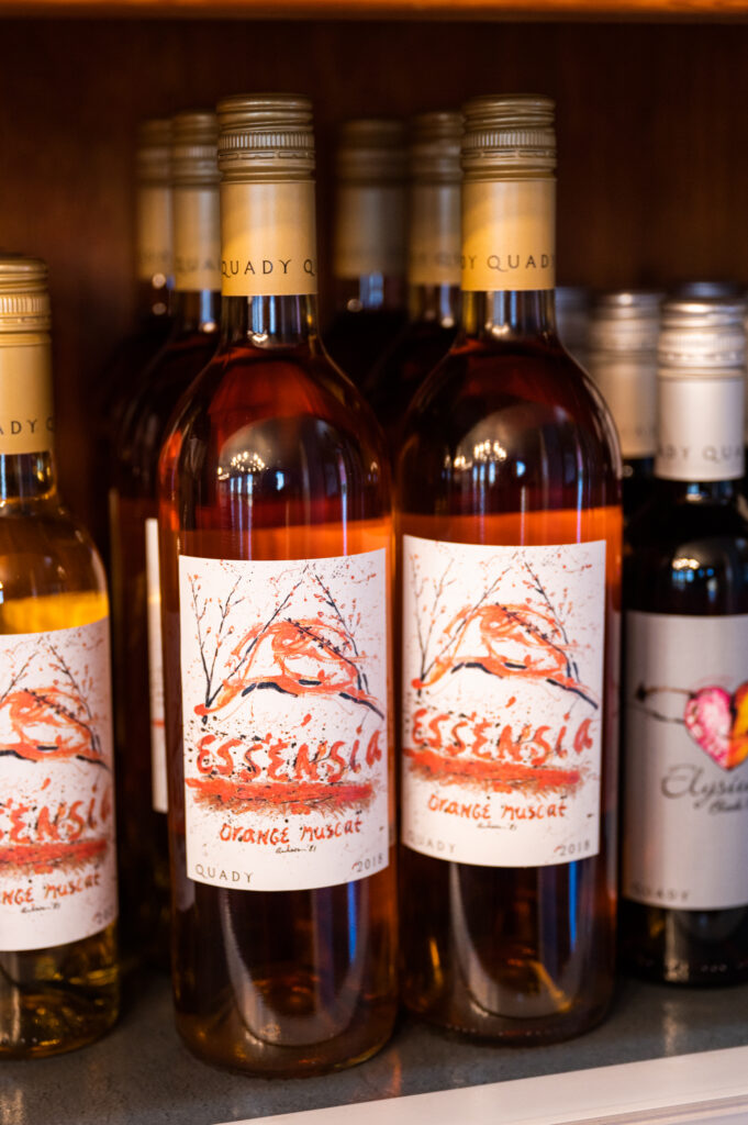 Quady winery's Essensia orange muscat wine